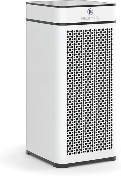 Medify MA-40 Air Purifier with True HEPA H13 Filter | 1,793 Ft² Coverage in 1Hr for Smoke, Wildfires, Odors, Pollen, Pets | Quiet 99.9% Removal to 0.1 Microns | White, 1-Pack